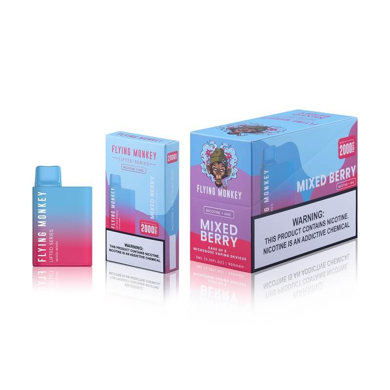 Flying Monkey LIFTED Series Disposable | 5% Nicotine + THC | 8 Count Display