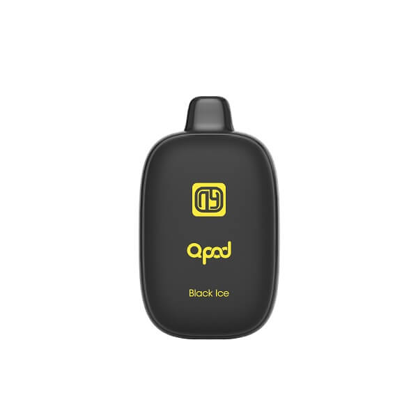 QPOD 6000 Rechargeable Disposable | 5% Nicotine | 6000 Puffs | 5 Count Display | Black Ice (Blackberry Raspberry Ice)