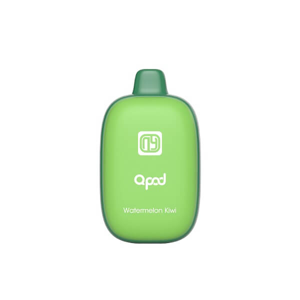 QPOD 6000 Rechargeable Disposable | 5% Nicotine | 6000 Puffs | 5 Count Display | Watermelon Kiwi