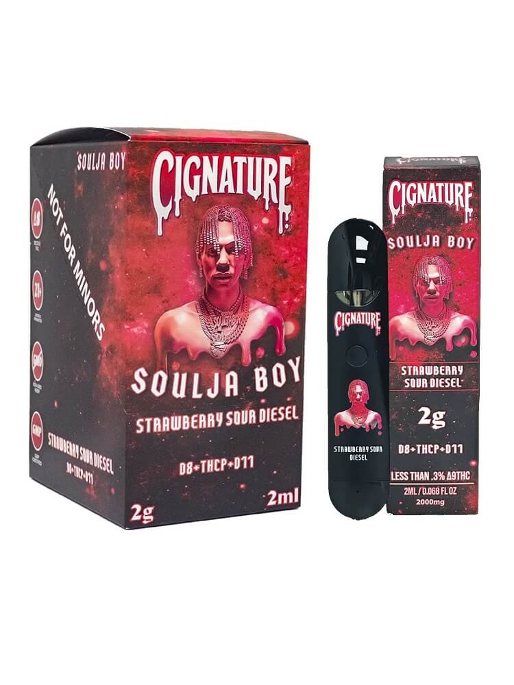 Cignature THC-P+D11+D8 Disposables | 2ml | 5 Pack | 10 Count Display