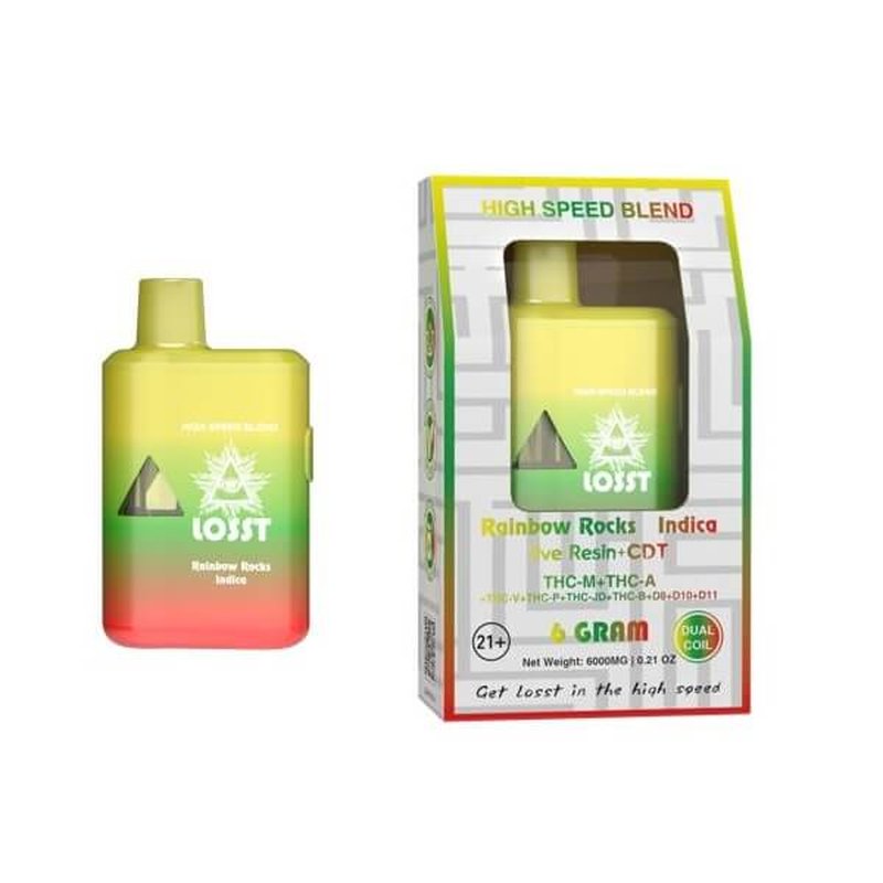 Losst THC-M THC-A THC-P Disposable | 6 Gram | 5 Count Display