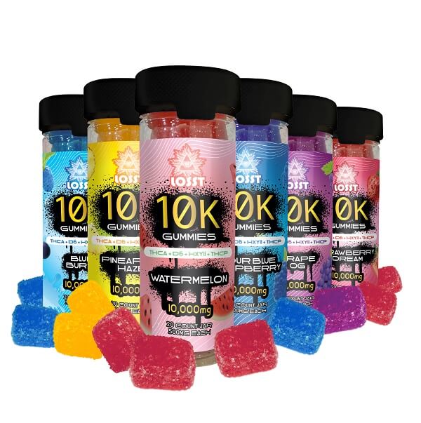 Losst 10K Gummies | 10,000mg | 20 Count Jar