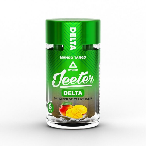 Baby Jeeter Pre-Rolls THCA Live Resin | 0.5 Gram | 6 Pack | 6 Count Display