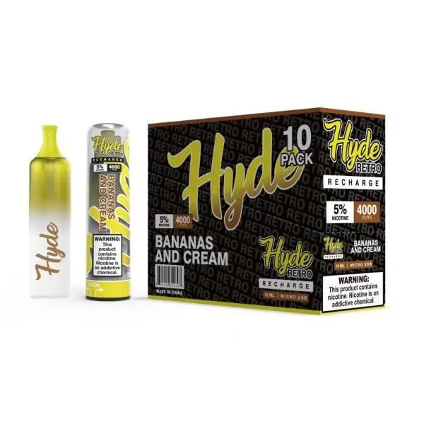 Banana And Cream Hyde Retro Recharge Single Disposable