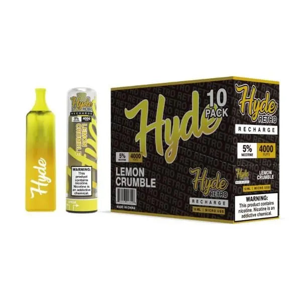 Lemon Crumble Hyde Retro Recharge Single Disposable