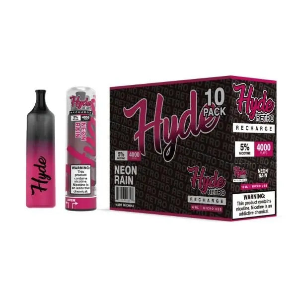 Neon Rain Hyde Retro Recharge Single Disposable