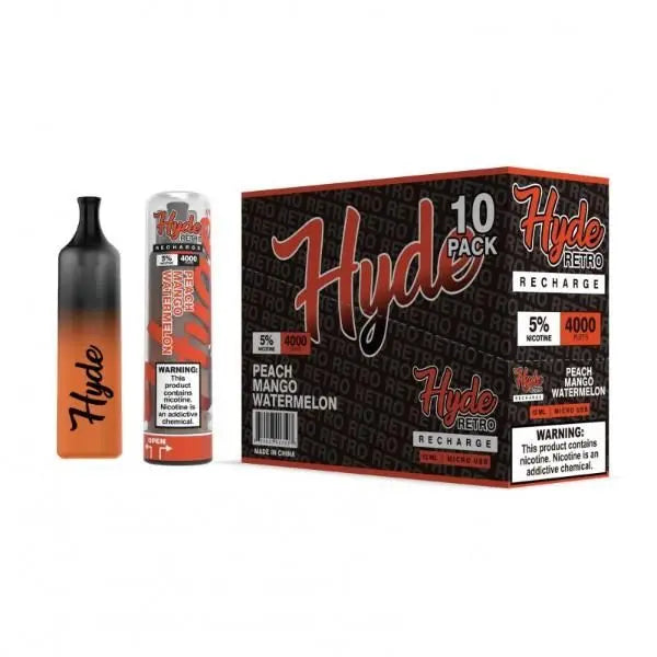 Peach Mango Watermelon Hyde Retro Recharge Single Disposable