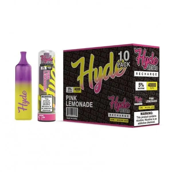 Pink Lemonade Hyde Retro Recharge Single Disposable