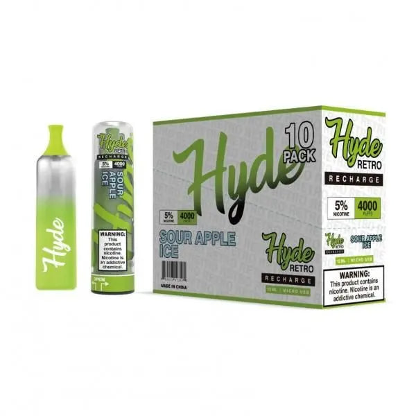 Sour Apple Ice Hyde Retro Recharge Single Disposable