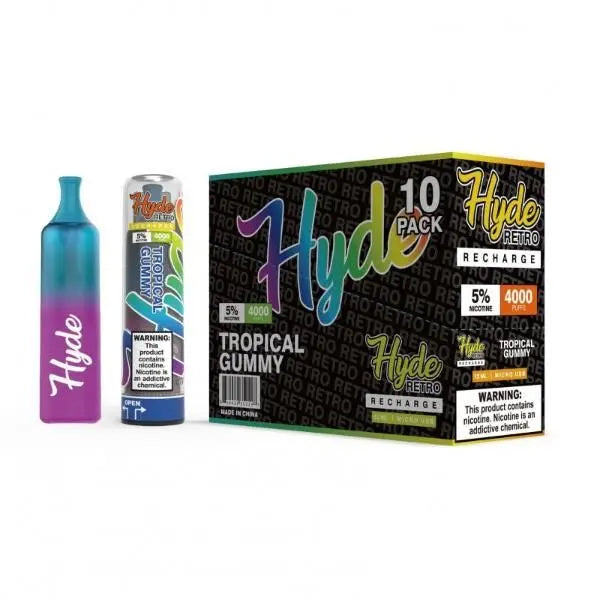 Tropical Gummy Hyde Retro Recharge Single Disposable Bulk Price!