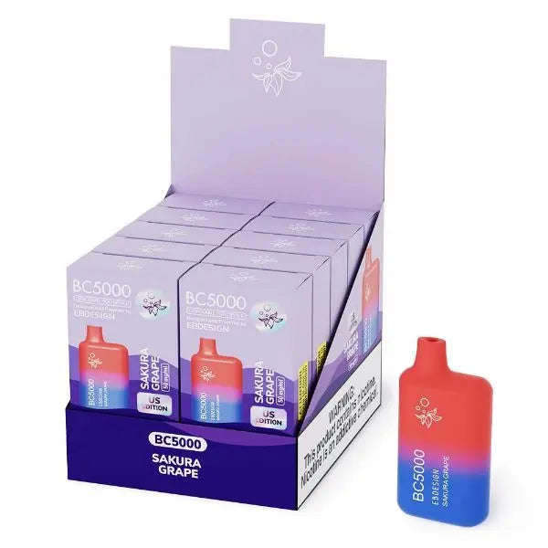 EB Designs BC5000 Disposable-10-Pack Sakura Grape