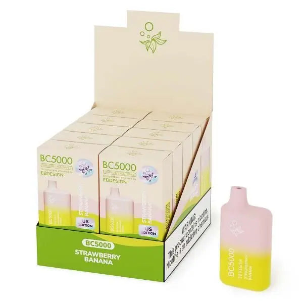 EB Designs BC5000 Disposable-10-Pack Strawberry Banana