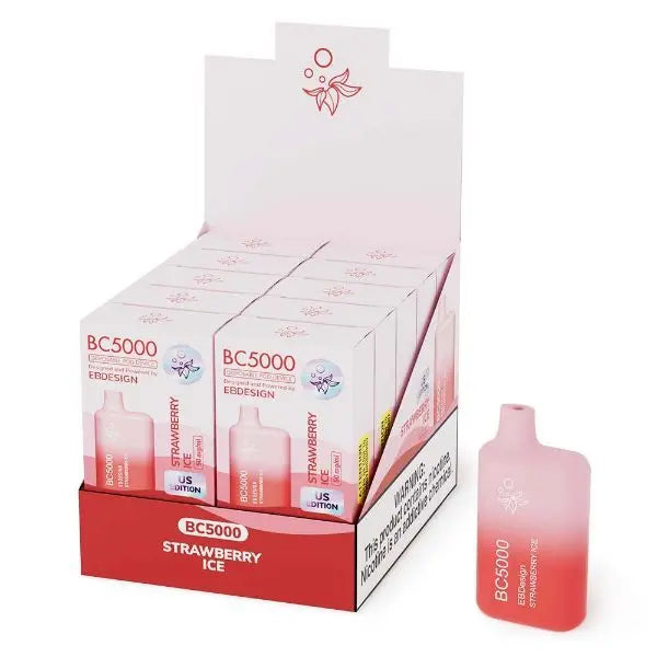 EB Designs BC5000 Disposable-10-Pack Strawberry Ice