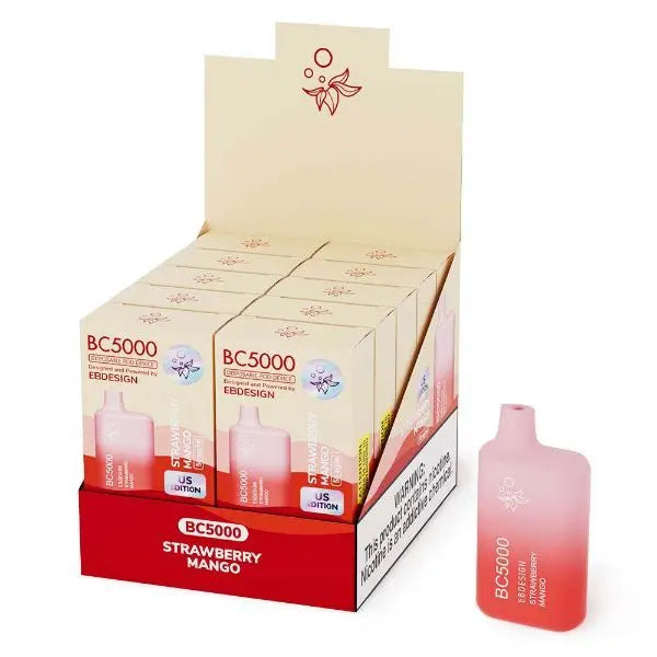 EB Designs BC5000 Disposable-10-Pack Strawberry Mango