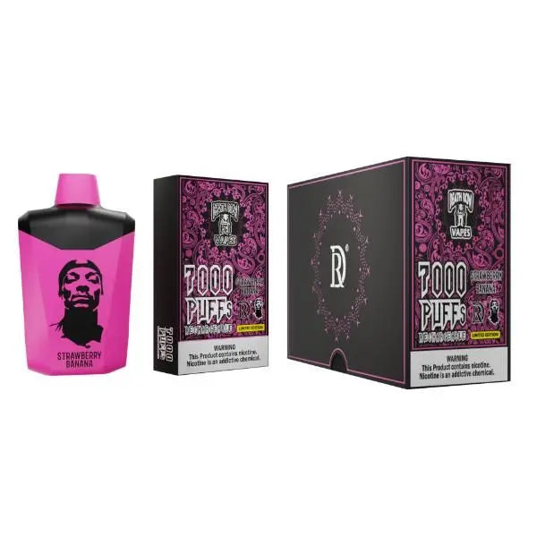 Death Row Vape 7000 Puffs Disposable Strawberry Banana