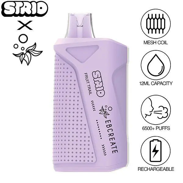 Strio Ebcreate Xc6500 Puffs Flavors Fruit Trail