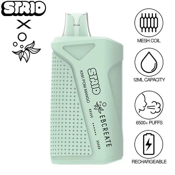 Strio Ebcreate Xc6500 Puffs Flavors Kiwi Pom Mango