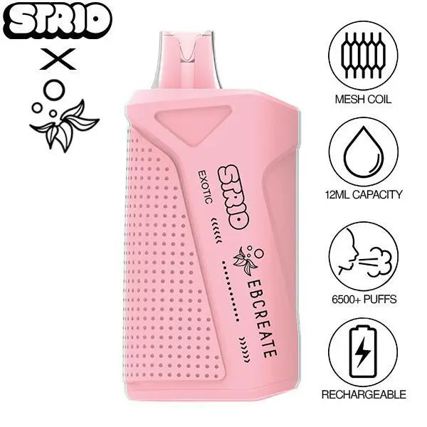 Strio Ebcreate Xc6500 Puffs Flavors Exotic