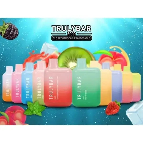 Truly Bar 5000 Puffs 0% Nicotine Disposable Vape – Smooth & Long-Lasting