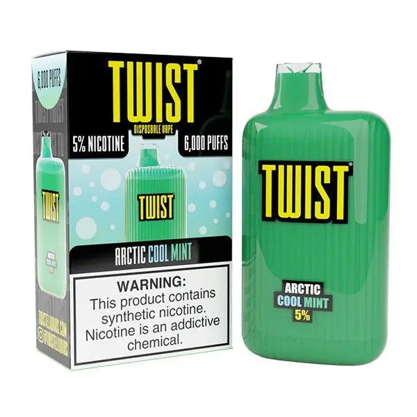 Twist 6000 Puffs Flavors Family Pic Arctic Cool Mint