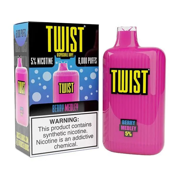 Twist 6000 Puffs Flavors Family Pic Berry Medley