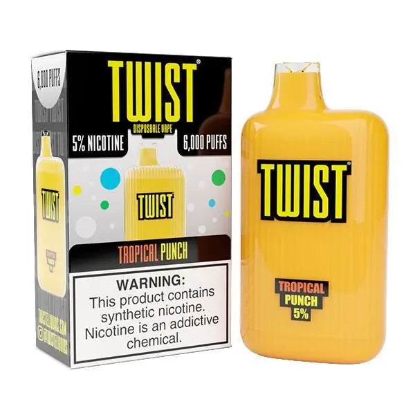 Twist 6000 Puffs Flavors Family Pic Tropical Punch