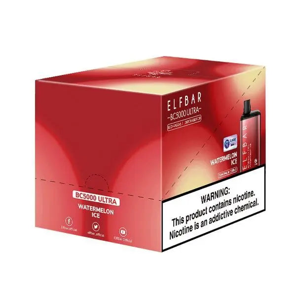 Elf Bar Ultra Watermelon Ice Display 10 Pack