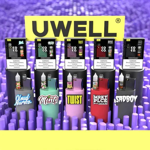Uwell Caliburn AK3 Kit + Daddy's Vapor 10mL Salts family