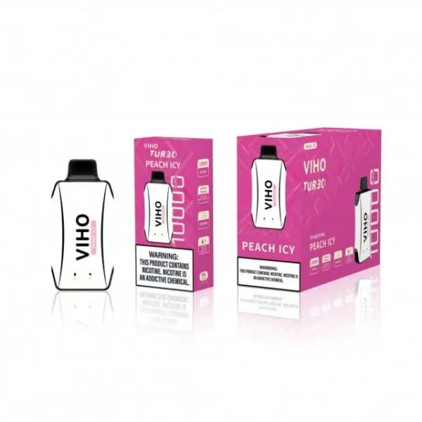 Viho Disposable 5 Pack and Single Peach Icy