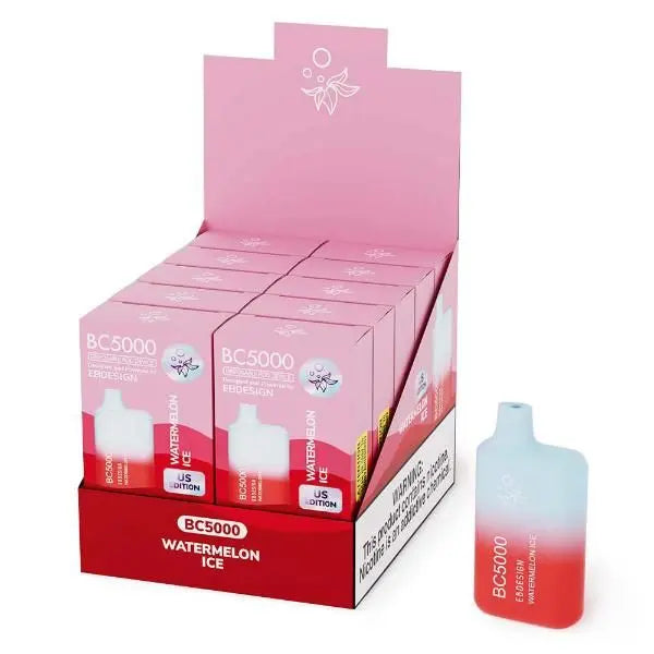 EB Designs BC5000 Disposable-10-Pack Watermelon Ice