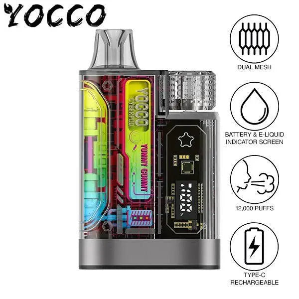 Yocco Cyberpod 12k Disposable Pack of 5 Yummy Gummy