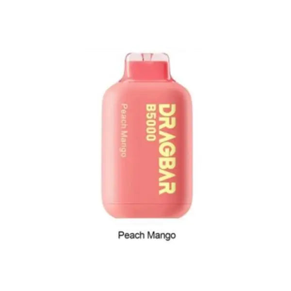 Peach Mango ZoVoo DragBar 5000 Puffs Disposable 5-Pack Bulk Deal!
